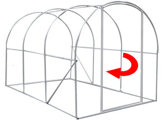 4m x 2m Pro+ White Poly Tunnel